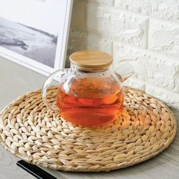 Round Woven Handmade Table Mat - Picture 8 of 11